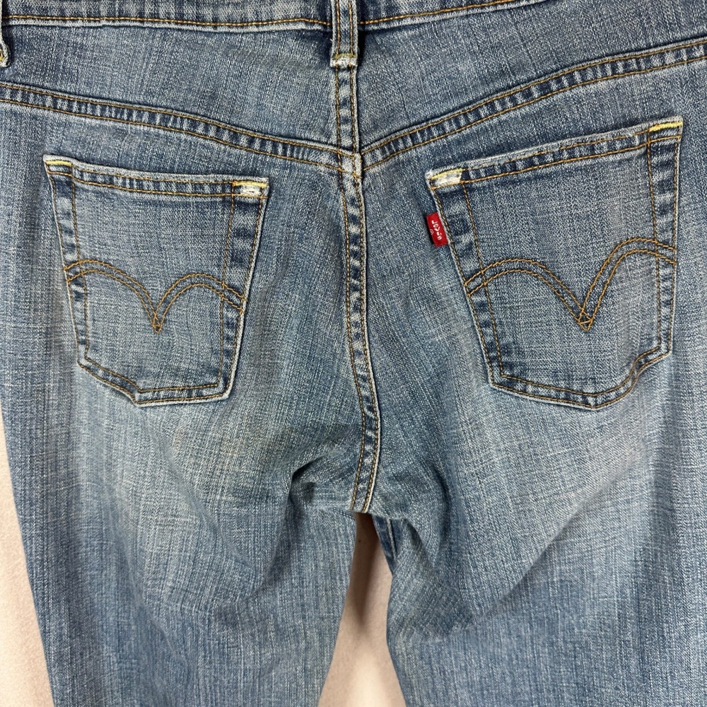 VTG Levi's 515 Bootcut Jeans Women's Size 6M Blue Medium Wash Denim - Picture 12 of 16